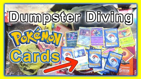 Dumpster Diving 142 Pokemon Cards Youtube