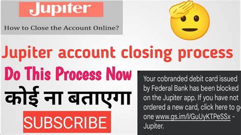 How To Close Jupiter Money Account Jupiter Money Ke Account Ko Kaise