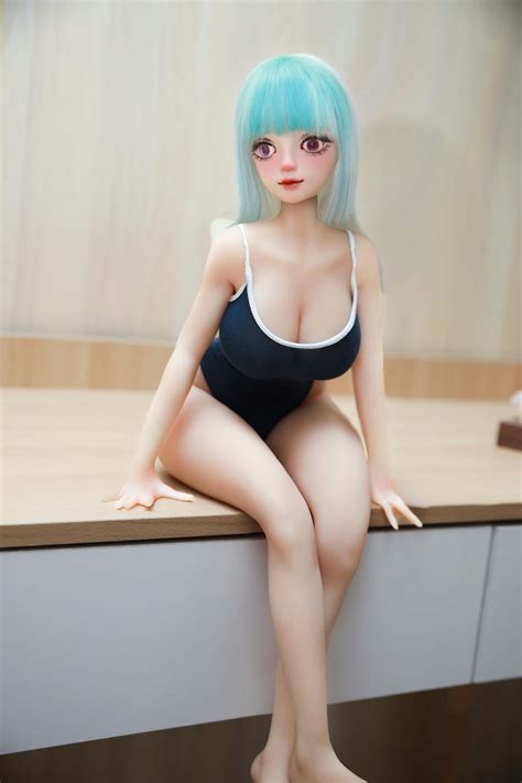 Elise 2ft6 75cm Blue Hair Tiny Doll NakeDoll