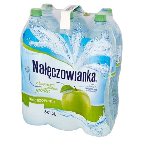 Nałęczowianka niegazowana ze smakiem jabłka Napój 6 x 1 5 l Zakupy