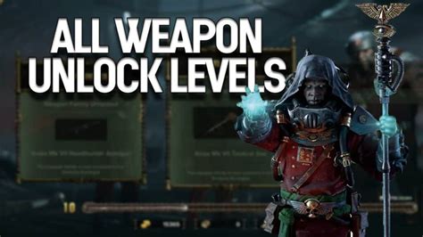 Darktide How To Unlock New Weapons Through Level Ups