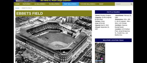 Ebbets Field History Photos And More Of The Brooklyn Dodgers Former