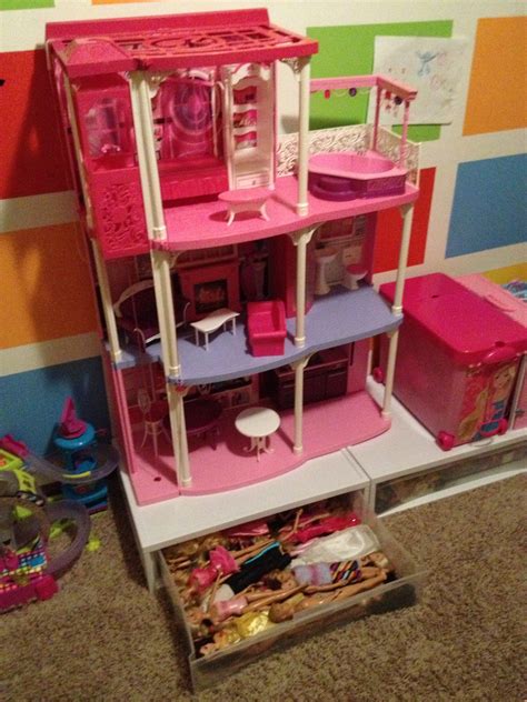 Barbie Storage Barbie Storage Barbie Dream House Barbie Organization