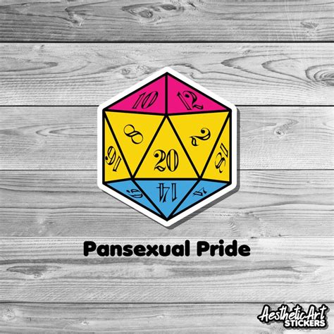 Dnd Dice LGBT Stickers Dungeon And Dragons Gay Pride Decals Etsy