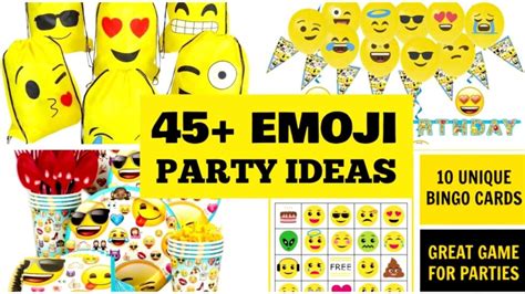 Emoji Party Ideas, Printables and Supplies! | Printabelle