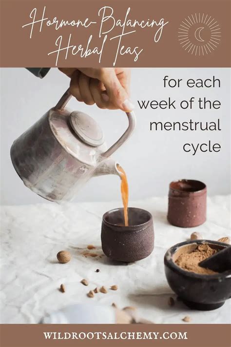 Hormone Balancing Herbal Teas For Each Phase Of The Menstrual Cycle