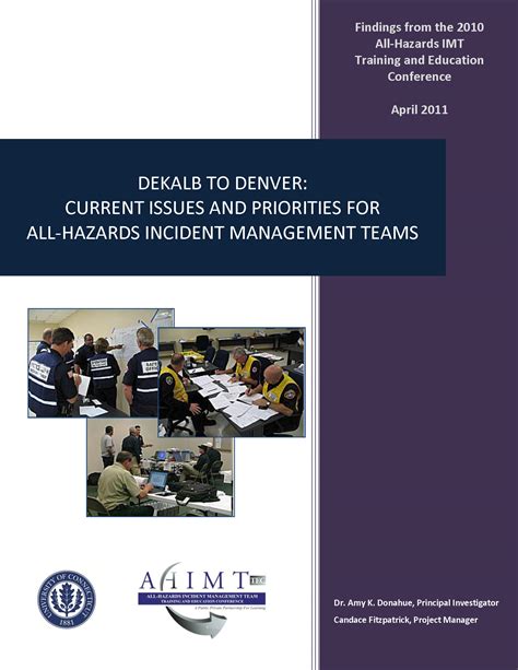 Program History And Timeline All Hazards Incident Management Team