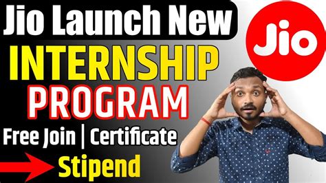 Jio Launch New Internship Program Jio Internship For Students Jio