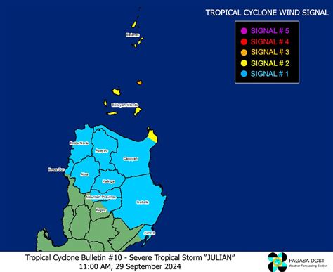 Severe Storm Julian Intensifies Signal No Up In Babuyan Islands