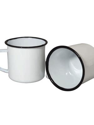 Caneca Esmaltada Branca Lisa Para Cafe 150 Ml Compre Produtos