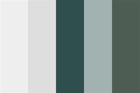 Moody Greens Color Palette