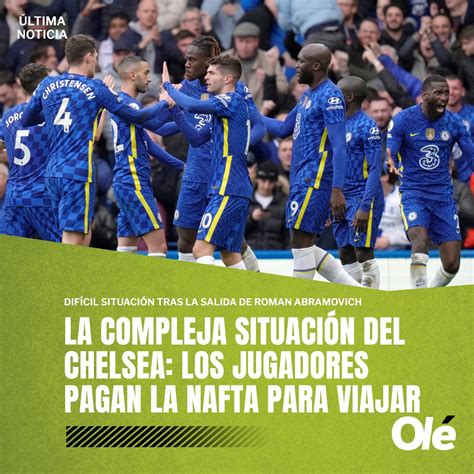 Diario Olé On Twitter 🏴󠁧󠁢󠁥󠁮󠁧󠁿 La Compleja Situación Del Chelsea Los