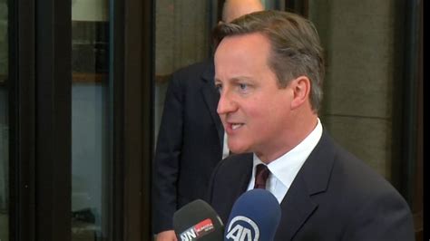 UK Prime Minister David Cameron Delighted EU Renegotiation Talks Have