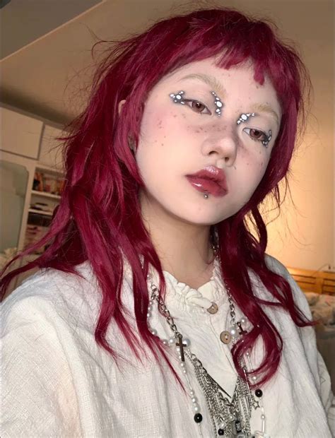 Emo Makeup Makeup Art Makeup Inspo Hair Makeup Pretty Hair Color