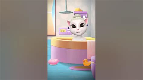 [my Talking Angela]shower Time Youtube