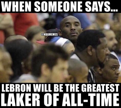 Nba Memes On Twitter Lebron James Vs Kobe Bryant