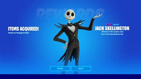 How To Get New Jack Skellington Skin In Fortnite Youtube