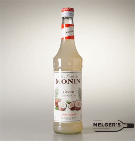 Monin Coconut 70cl Melgers Wijn En Dranken