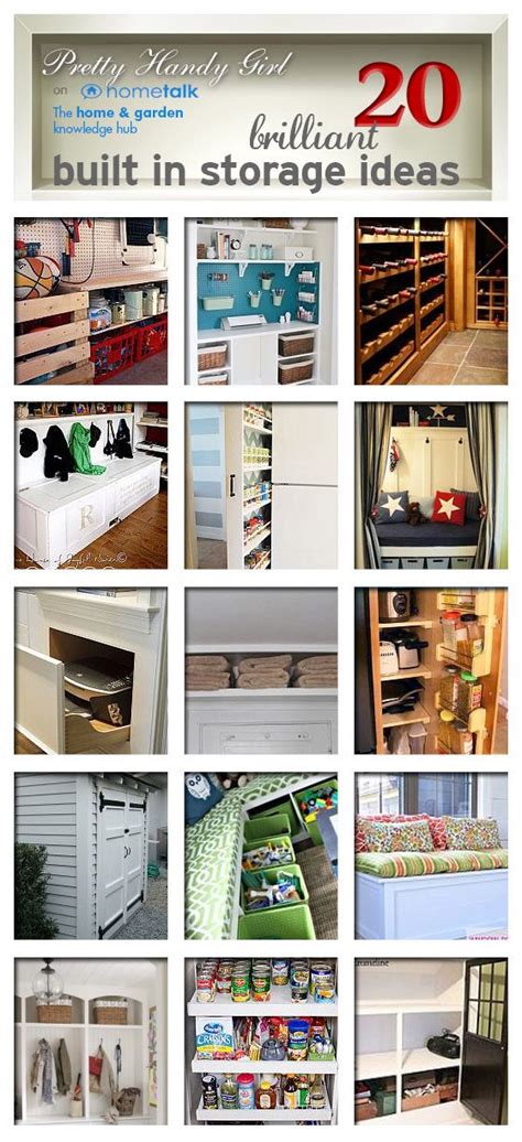 20 Brilliant Built In Storage Ideas | Built in storage, Home decor ...