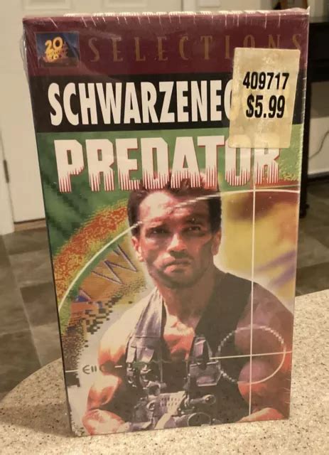 PREDATOR NEW SEALED VHS Tape 20th Century Fox Selections W Watermark