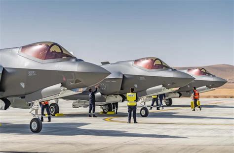 La Fuerza Aérea de Israel recibe otros tres cazas F 35I Adir Imágenes