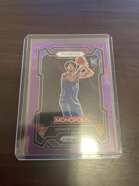 Panini Prizm Monopoly Dereck Lively Ii Rookie Viola Wave Mavs