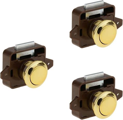 Lot De 3 Boutons De Verrouillage Pour Porte De Placard Avec Bouton