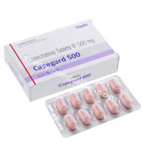 Capegard 500 mg (10) Capecitabine | Capecitabine Side Effects | Medslike