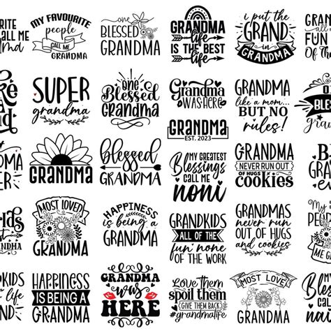 Grandmother Svg Etsy