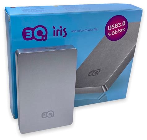 Внешний HDD 3Q Iris Portable HDD External 500 ГБ Серебро — купить c ...