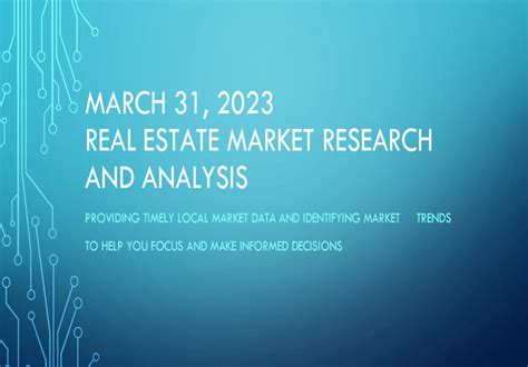 March 2023 Real Estate Market Research And Analysis Home Owners Research