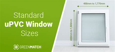 UPVC Windows Sizes Standard Widths Heights