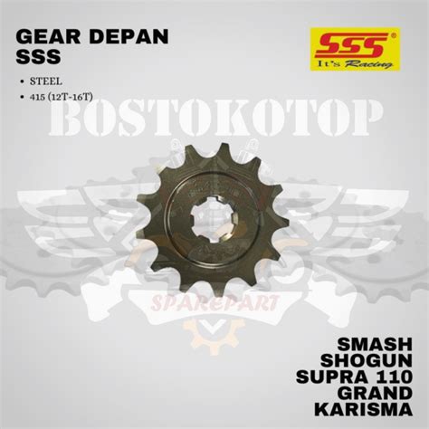 SSS Gir Gear Depan Smash Legenda Grand Astrea Supra Fit Supra X 125