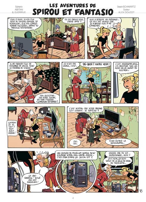 PREVIEW Spirou 57 La Mémoire du Futur Dupuis Bande Dessinée