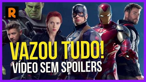 VAZOU TUDO DE VINGADORES ULTIMATO SEM SPOILERS YouTube