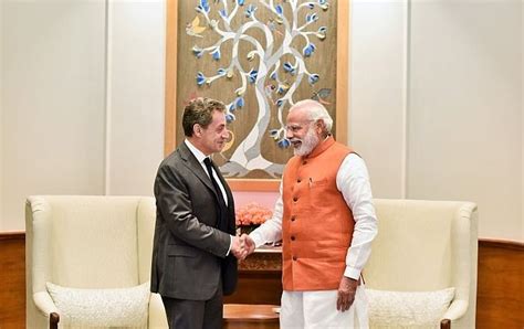 Mr Nicolas Sarkozy Former President Of France Meets PM