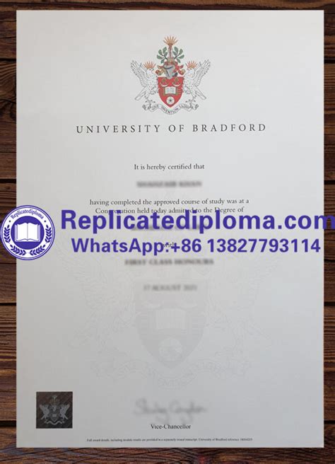 Is it possible to buy high quality University of Bradford diploma ...