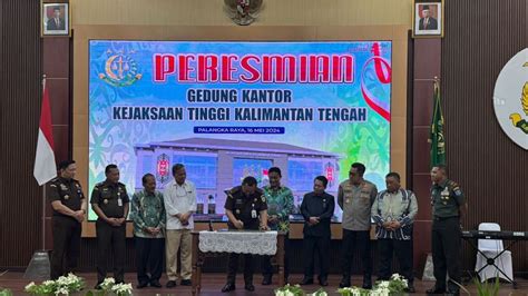 Gedung Kejati Kalteng Bentuk Nyata Dukungan Pemprov Prokalteng