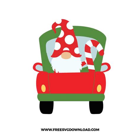 Christmas Truck with Gnomes SVG Cute,Gnomes Christmas Road Trip svg,Gnomes on truck,Gnomes ...