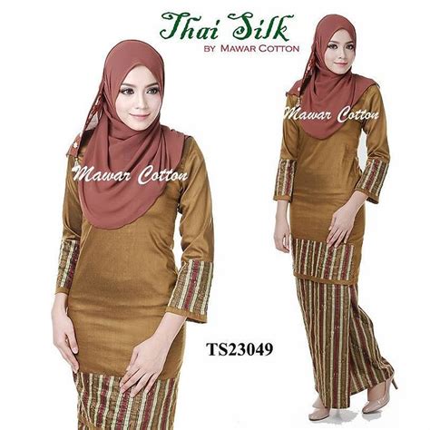 Baju Raya Warna Coklat Gelap Baju Raya Sedondon Tema Warna Light