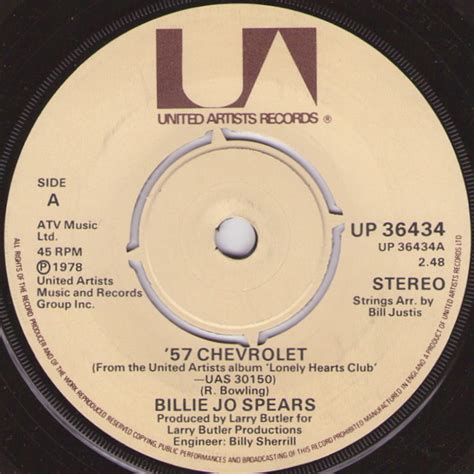 Billie Jo Spears - '57 Chevrolet | Releases | Discogs