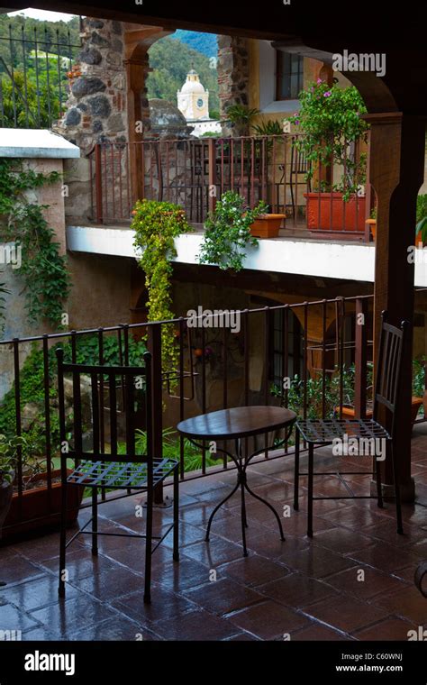 Hotel in Antigua, Guatemala Stock Photo - Alamy