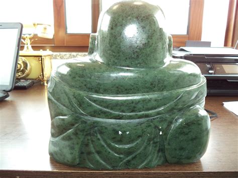 Large Jade Buddha - China - 2nd half of 20th century - Catawiki