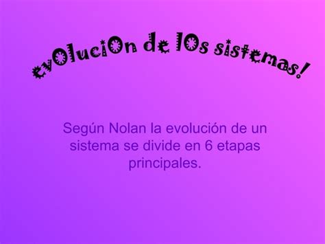 Evolucion De Los Sistemas De Informacion Lizzzzzz Ppt