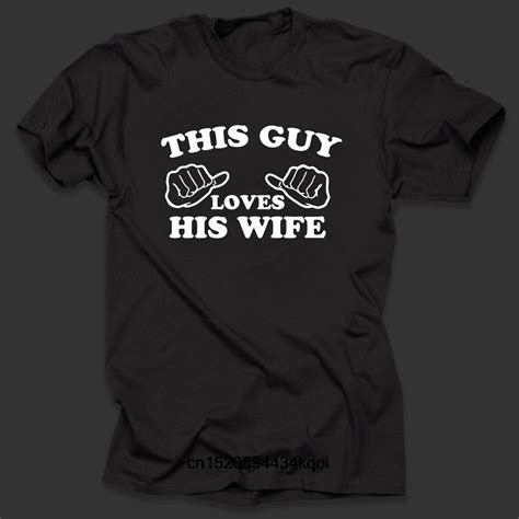 This Guy Loves His Wife T Shirt T For Him T T For Husband Mens