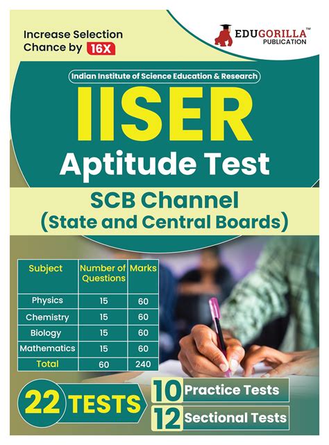 Buy IISER Aptitude Test 2024 SCB Channel IAT State And Central