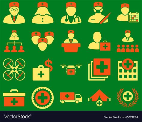 Medical icon set Royalty Free Vector Image - VectorStock