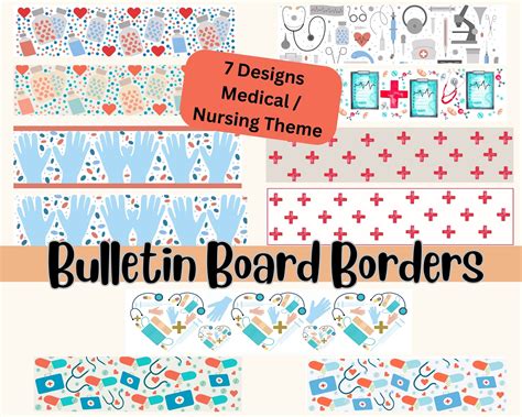 Bulletin Board Borders For School Nurse Nurse Office Add Creativity