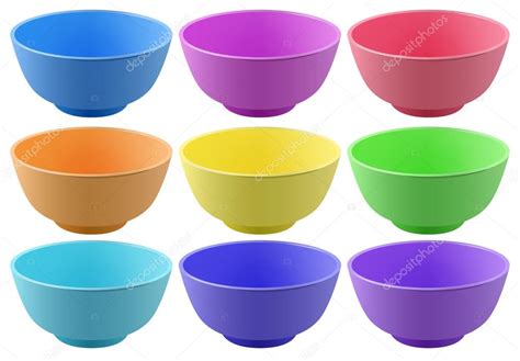 Colorful bowls Stock Vector Image by ©blueringmedia #74093533