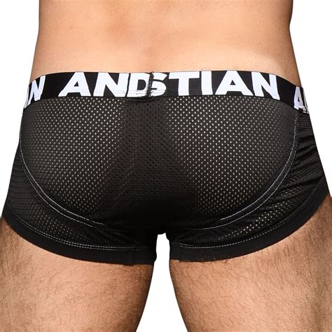 Andrew Christian Boxer Flashlift Show It Mesh Noir Inderwear